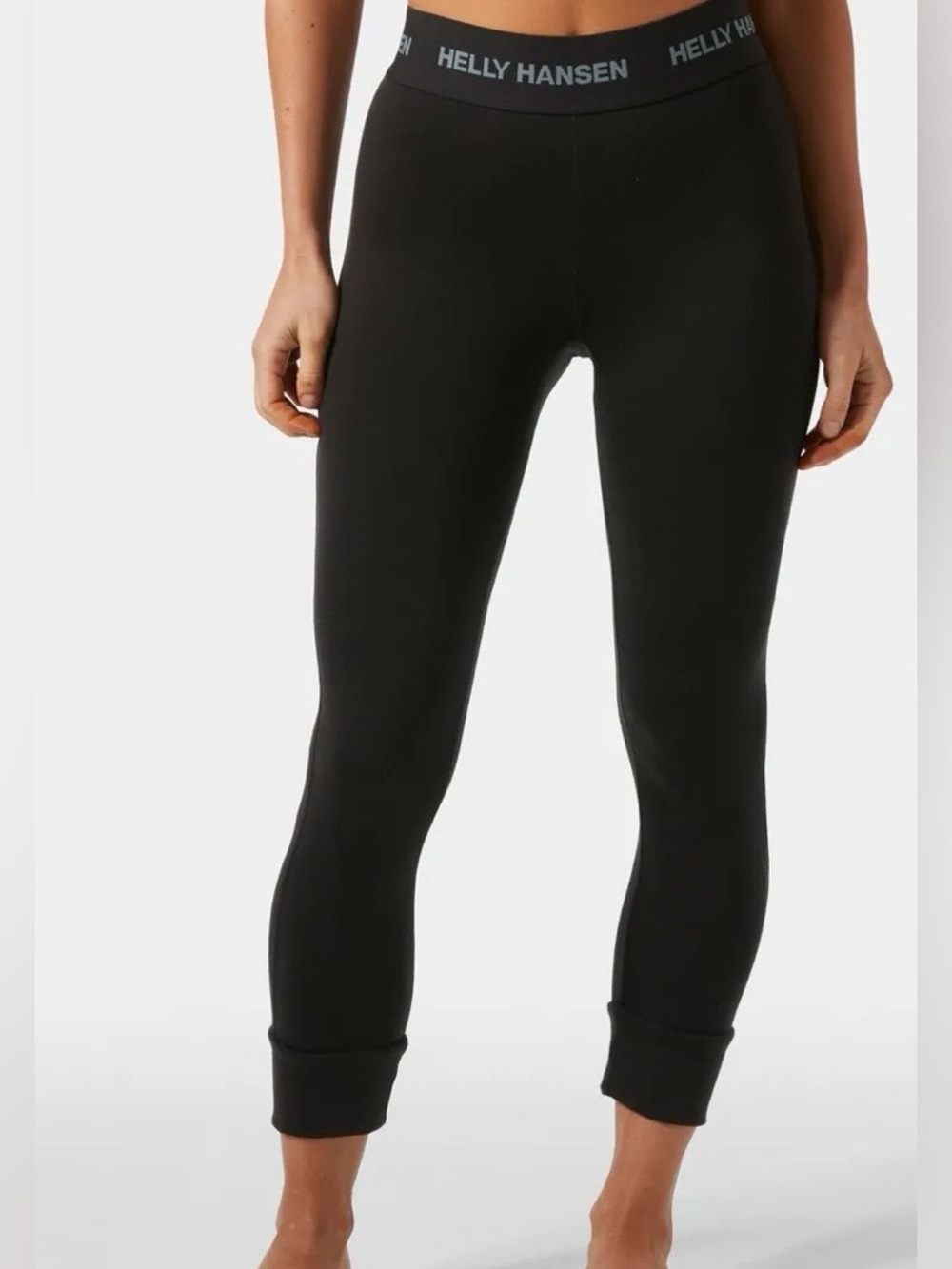 helly Hansen Womens Lifa Merino midweight 3/4 pant black size medium